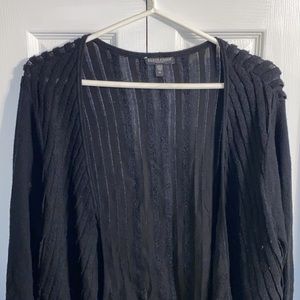 Eileen Fisher Italian Yarn Asymmetrical Cardigan